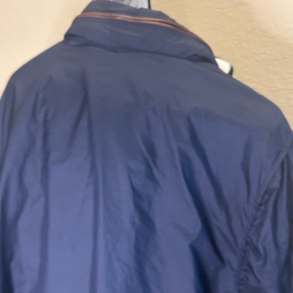 Ralph Lauren Men's Dark Blue Fall/Winter Windbreaker w/hood (Big N Tall) - Picture 4 of 10